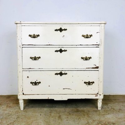 Vintage Chest of Drawers in White, 1930s-LCQ-1791952