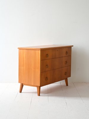 Vintage Chest of Drawers with Gold Links, 1960s-QWP-2034967