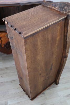 Vintage Chest of Drawers with Inlay Walnut, 1930s-DCO-1264379