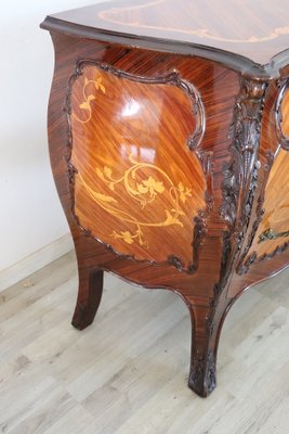 Vintage Chest of Drawers with Inlay Walnut, 1930s-DCO-1264379