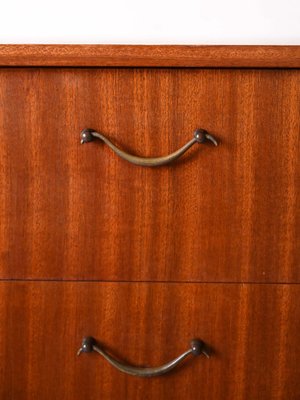 Vintage Chest of Drawers with Metal Handles, 1960s-QWP-2034944