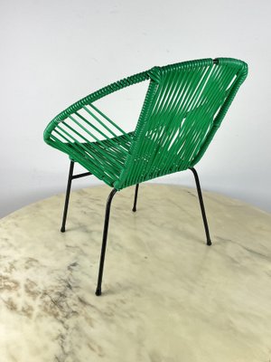 Vintage Children's Chair in Iron and Plastic, Italy, 1950s-YST-1785417