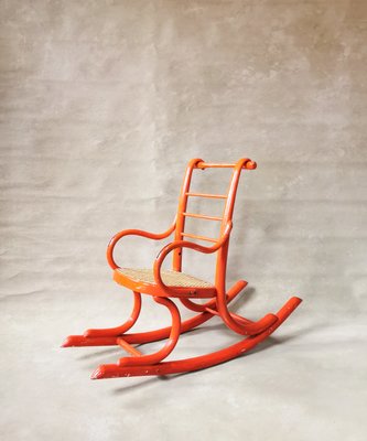 Vintage Children's Rocking Chair from Thonet, 1920s-FW-2022764