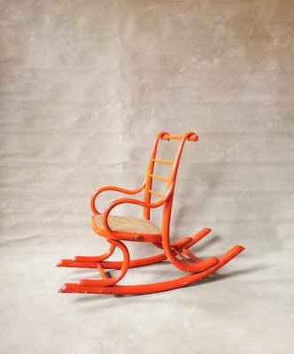 Vintage Children's Rocking Chair from Thonet, 1920s-FW-2022764