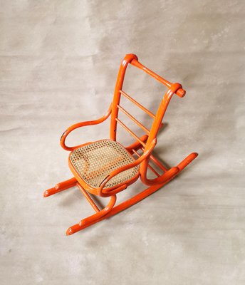 Vintage Children's Rocking Chair from Thonet, 1920s-FW-2022764