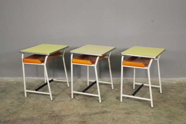 Vintage Children's School Desks, 1960s, Set of 3-KNM-1316972