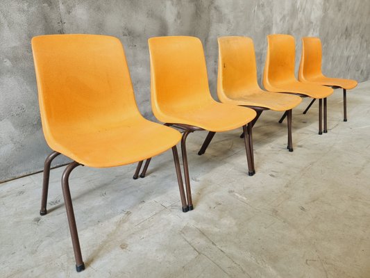 Vintage Childrens Chairs from Grosfillex, France, 1950s, Set of 5-IFQ-2017490