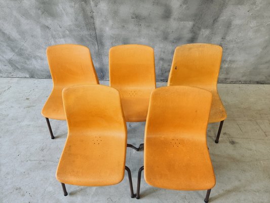 Vintage Childrens Chairs from Grosfillex, France, 1950s, Set of 5-IFQ-2017490