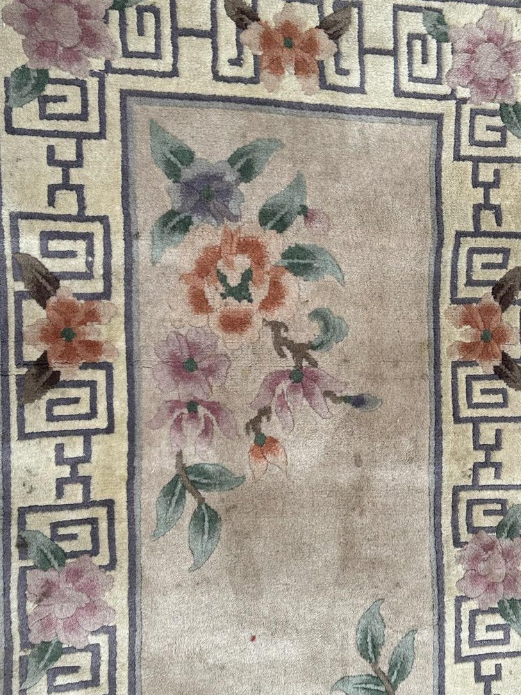 Vintage Chinese Art Deco Bobyrugs Rug, 1980s