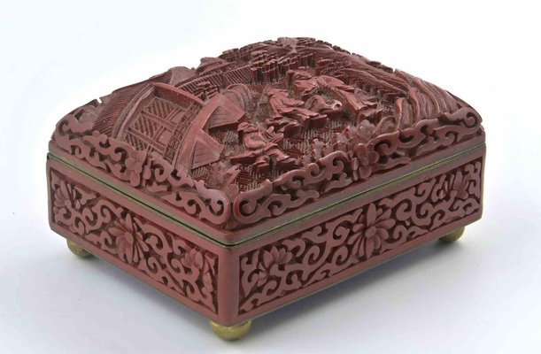 Vintage Chinese Box in Sealing Wax, China, Mid-20th Century-ZCI-2029129