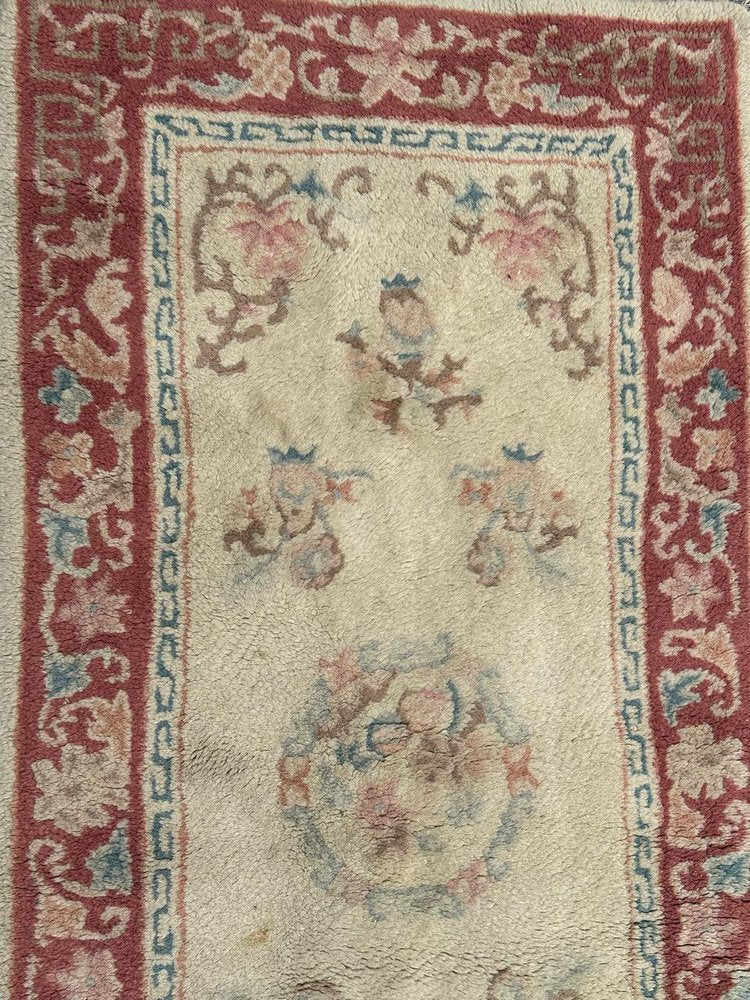 Vintage Chinese Hand Tufted Rug, 1980s