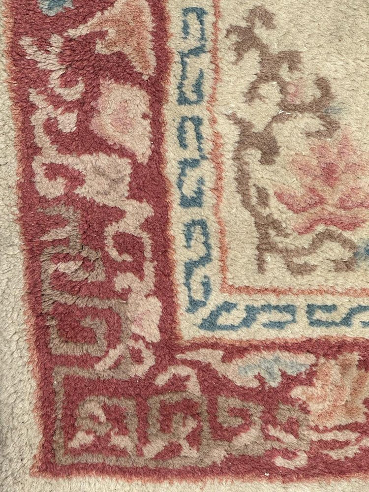 Vintage Chinese Hand Tufted Rug, 1980s