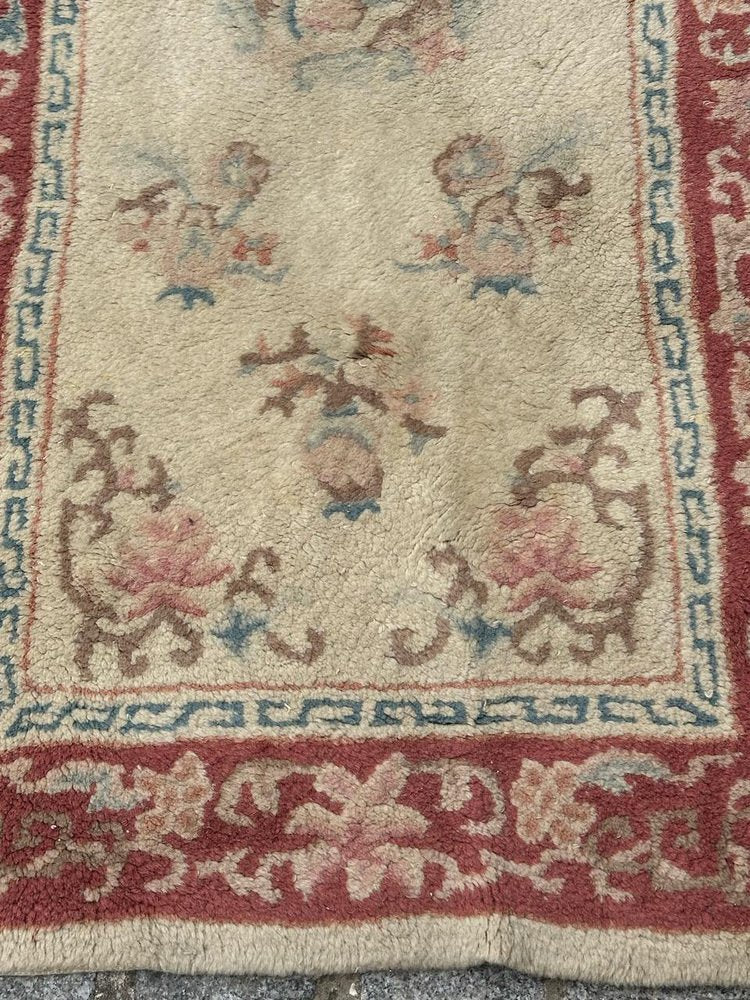 Vintage Chinese Hand Tufted Rug, 1980s