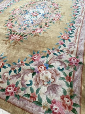 Vintage Chinese Savonnerie Design Rug-YMM-1062151