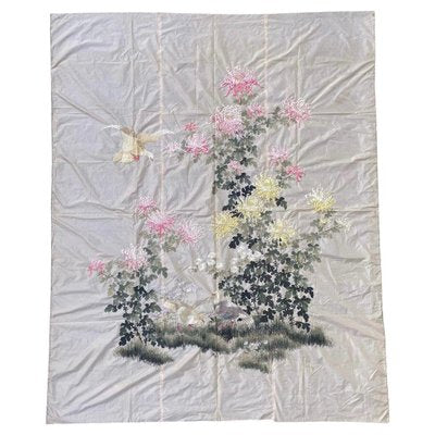 Vintage Chinese Silk Embroidery-YMM-1073876