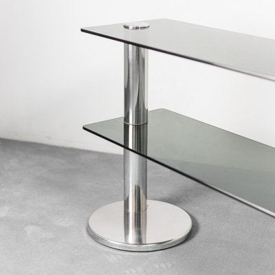 Vintage Chrome Case Console Table, 1970s-ZLY-1187676