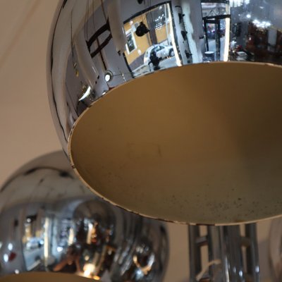 Vintage Chrome Chandelier by Goffredo Reggiani, 1970s-SBG-2021815