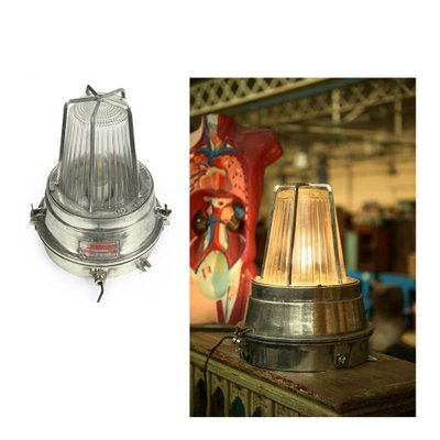 Vintage Chrome-Plated Metal Boat Wall Light-NQ-742121