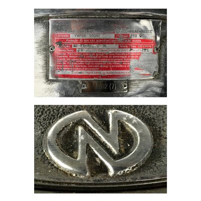 Vintage Chrome-Plated Metal Boat Wall Light-NQ-742121