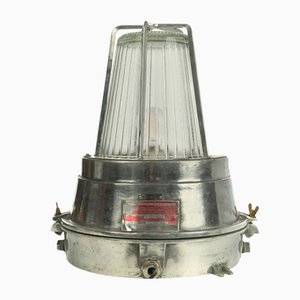 Vintage Chrome-Plated Metal Boat Wall Light-NQ-742121