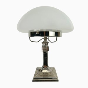 Vintage Chrome-Plated Womens Lamp, 1930s-KDB-1337996