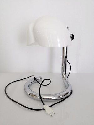 Vintage Chrome Table Lamp from Metalarte, 1970s-JJT-673774