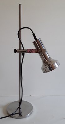 Vintage Chromed Metal Adjustable Table Lamp from Simon & Schelle, 1960s-HOI-706517