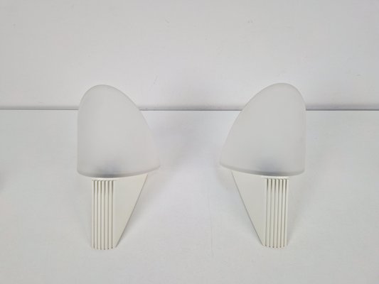 Vintage Cielo Wall Lamps from Lumiance Glass, Italy, 1980s, Set of 2-AXJ-2027133