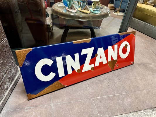 Vintage Cinzano Sign, 1950-NUO-1776202