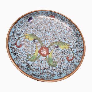 Vintage Cloisonne Plate, 1970s-VHW-2035809