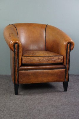 Vintage Club Chair in Leather-HPP-1770786