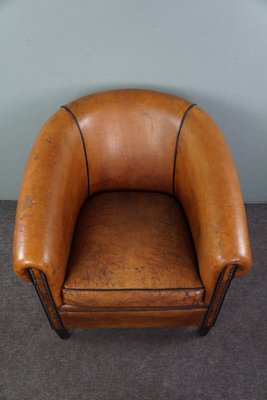 Vintage Club Chair in Leather-HPP-1770786