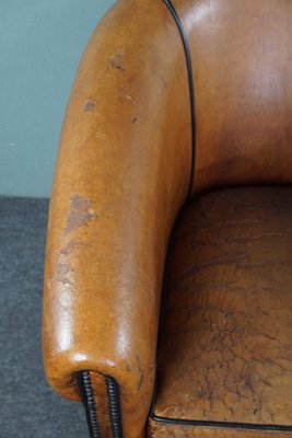 Vintage Club Chair in Leather-HPP-1770786