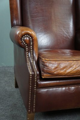 Vintage Club Chair in Leather-HPP-1738373