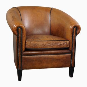 Vintage Club Chair in Leather-HPP-1770786