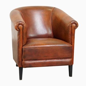 Vintage Club Chair in Sheepskin-HPP-2023272