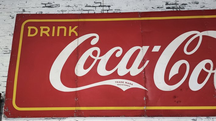 Vintage Coca Cola Sign, 1957-NA-1811321