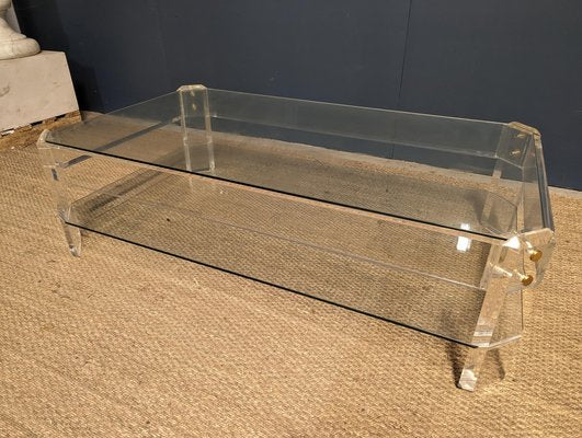 Vintage Coffee Table in Acrylic Glass-HLV-1722971