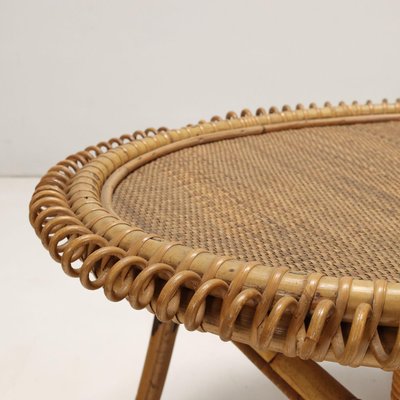 Vintage Coffee Table in Bamboo, Italy, 1960s-VMM-1746546