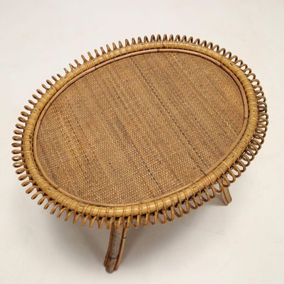 Vintage Coffee Table in Bamboo, Italy, 1960s-VMM-1746546