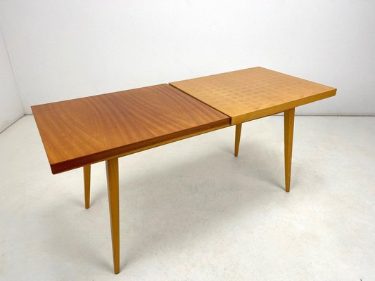 Vintage Coffee Table in Gloss Finish, Czechoslovakia, 1960s-TZ-1356845