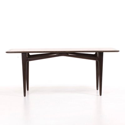 Vintage Coffee Table in Light and Dark Oak, Sweden, 1960s-HJY-2020692