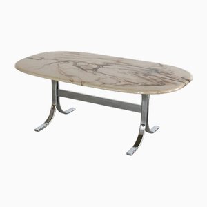 Vintage Coffee Table in Marble, Sweden, 1970s-FUN-1731961