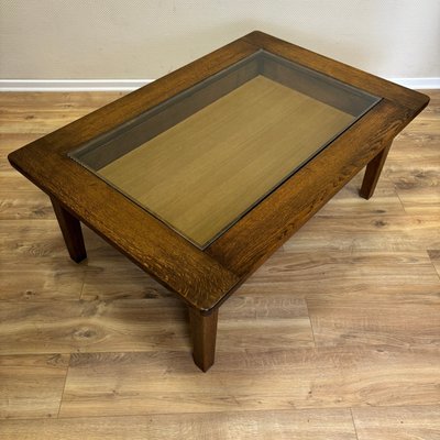 Vintage Coffee Table in Oak, 1950s-ALF-2033524