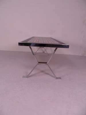 Vintage Coffee Table with Tiles, 1960s-PNJ-1770520