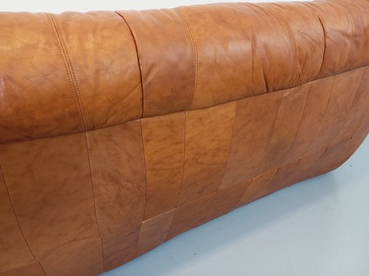 Vintage Cognac Leather Sofa, 1970s-AHO-1811280