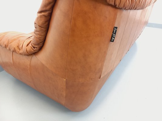 Vintage Cognac Leather Sofa, 1970s-AHO-1811280