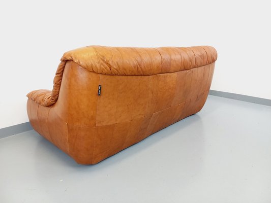 Vintage Cognac Leather Sofa, 1970s-AHO-1811280