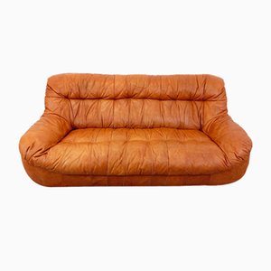 Vintage Cognac Leather Sofa, 1970s-AHO-1811280