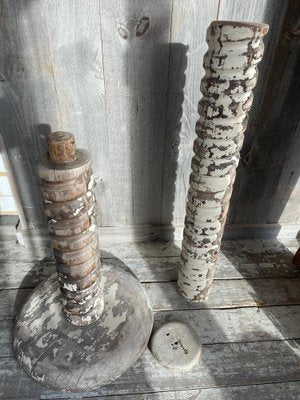 Vintage Column in Wood-QJM-1806006